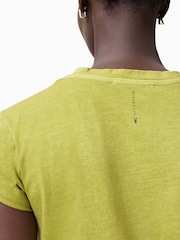 AllSaints Unity Green Anna 100% Organic Cotton T-Shirt - Image 5 of 6