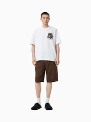 AllSaints Brown Newell Shorts - Image 2 of 8