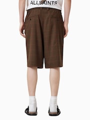 AllSaints Brown Newell Shorts - Image 5 of 8