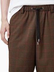 AllSaints Brown Newell Shorts - Image 7 of 8