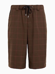 AllSaints Brown Newell Shorts - Image 8 of 8