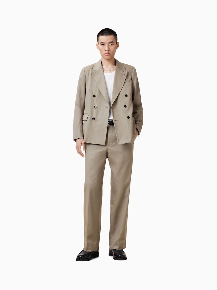 AllSaints Brown Newton Trousers - Image 2 of 6