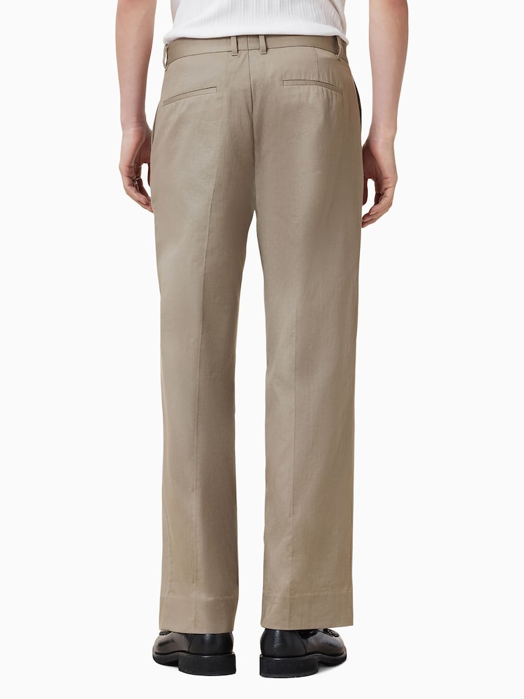 AllSaints Brown Newton Trousers - Image 5 of 6