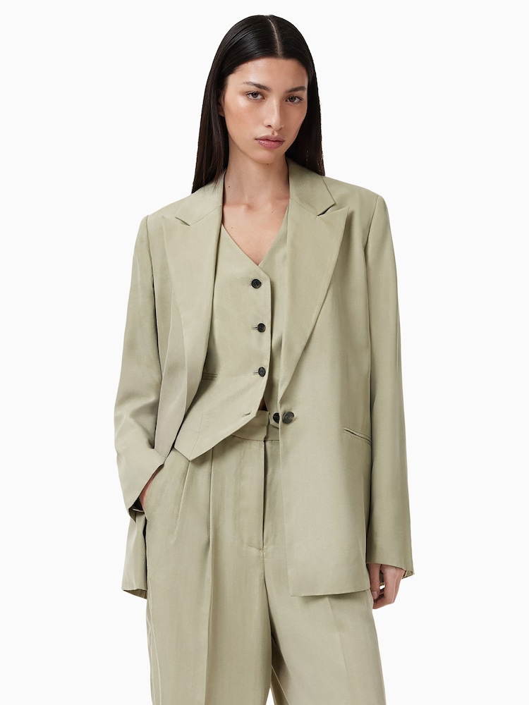 Verde - AllSaints Averie Ten Blazer - Imagen 1 de 7