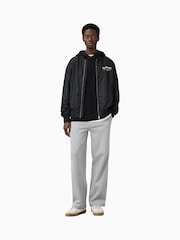 AllSaints Grey 100% Organic Cotton Carson Sweatpants - Image 3 of 8