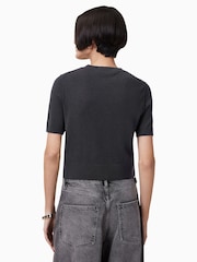 AllSaints Black Elsie T-Shirt - Image 5 of 6