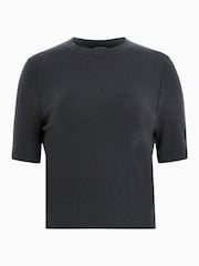AllSaints Black Elsie T-Shirt - Image 6 of 6