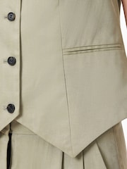 Зеленый - AllSaints Averie Ten Waistcoat - Изображение 5 из 7
