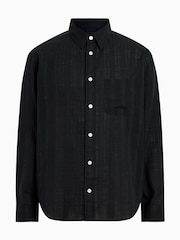 AllSaints Karmi Long Sleeve 100% Cotton Shirt - Изображение 7 из 8