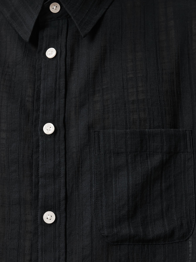 AllSaints Karmi Long Sleeve 100% Cotton Shirt - Изображение 8 из 8