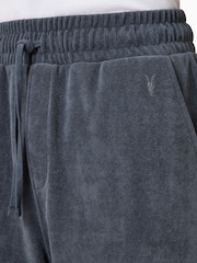 AllSaints Blue Felix Sweat Shorts - Image 3 of 7