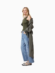 AllSaints Green Rina Tank - Image 3 of 7