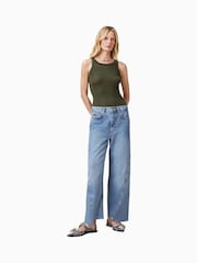 AllSaints Green Rina Tank - Image 4 of 7