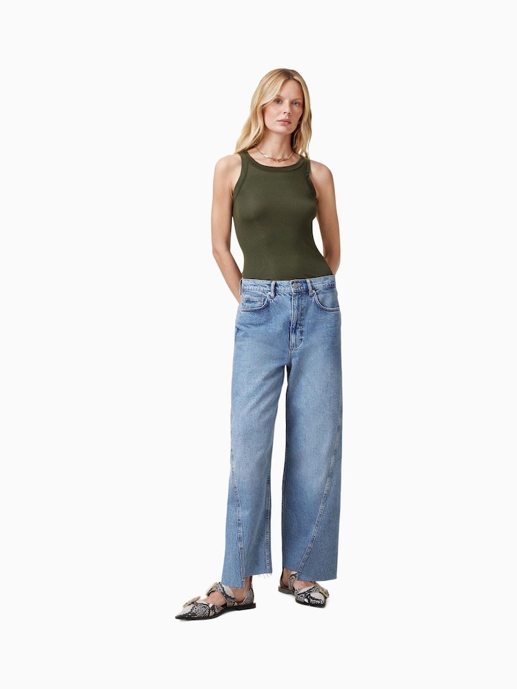 AllSaints Green Rina Tank - Image 4 of 7