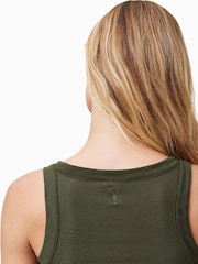 AllSaints Green Rina Tank - Image 5 of 7