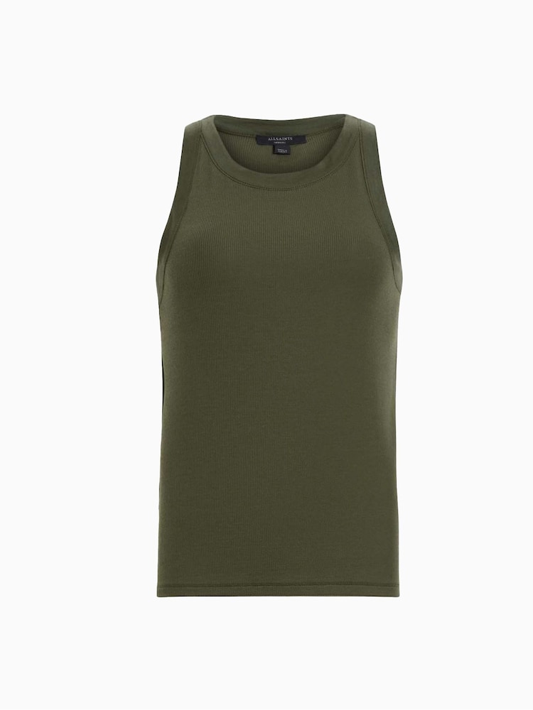 AllSaints Green Rina Tank - Image 7 of 7