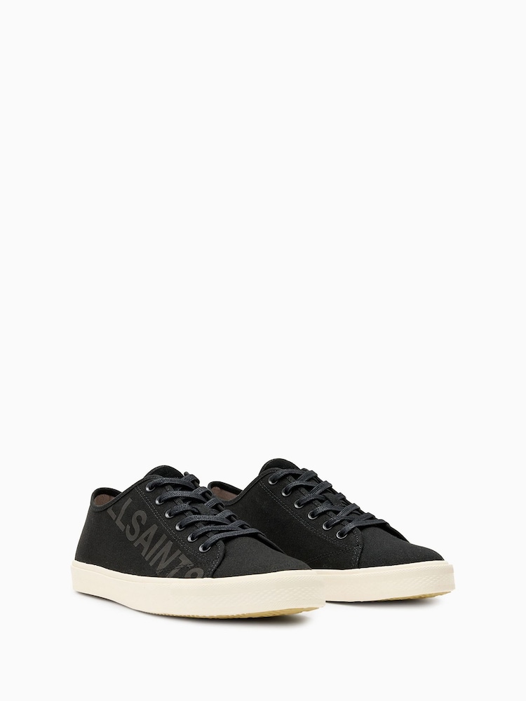 AllSaints Black Biggy Can Low Top - Image 2 of 5