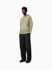 AllSaints Green 100% Organic Cotton Raven Oth Hoodie - Image 3 of 6