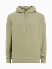 AllSaints Green 100% Organic Cotton Raven Oth Hoodie - Image 6 of 6