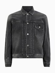 AllSaints Black Jayger Jacket - Image 8 of 9