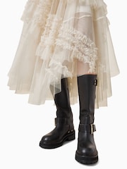 AllSaints White Jen Tulle Skirt - Image 2 of 7