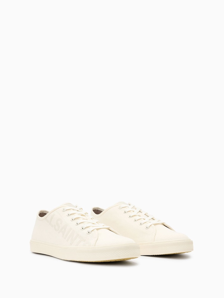 AllSaints White Biggy Can Low Top - Image 2 of 5