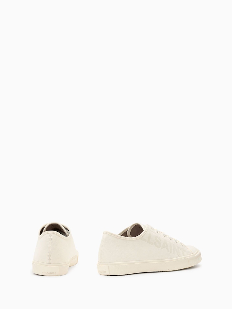 AllSaints White Biggy Can Low Top - Image 3 of 5