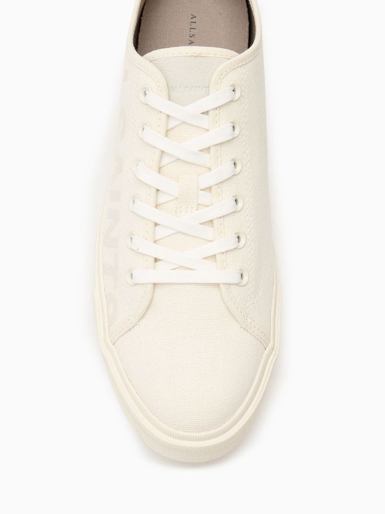 AllSaints White Biggy Can Low Top - Image 4 of 5