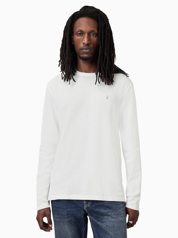 AllSaints 100% Organic Cotton Ellis Crew T-Shirt - Imagen 1 de 6