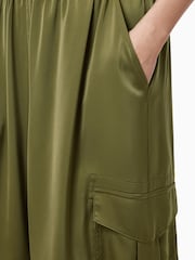 AllSaints Green Kaye Trousers - Image 3 of 9