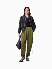 AllSaints Green Kaye Trousers - Image 4 of 9