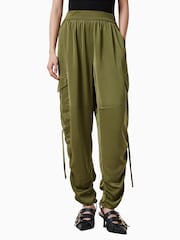 AllSaints Green Kaye Trousers - Image 5 of 9