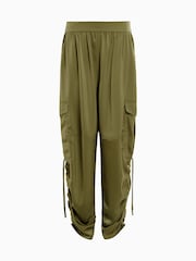 AllSaints Green Kaye Trousers - Image 9 of 9