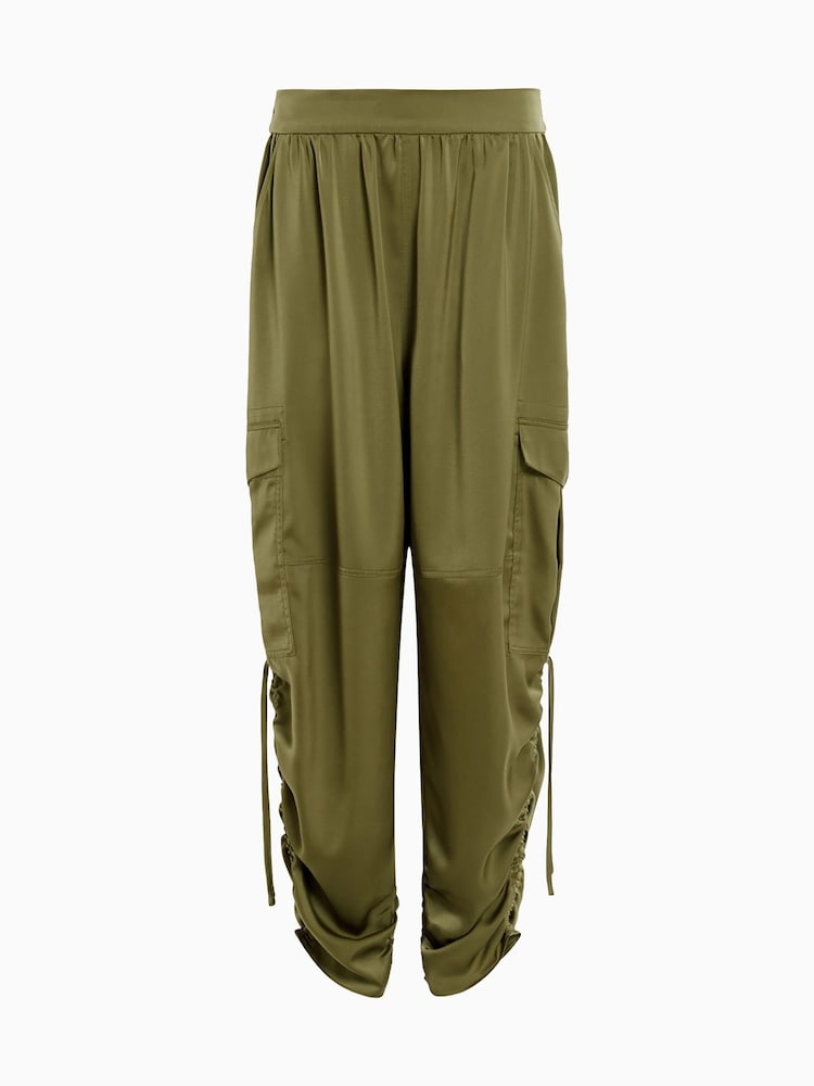 AllSaints Green Kaye Trousers - Image 9 of 9