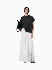 AllSaints White Eva Maxi Skirt - Image 1 of 7