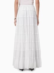 AllSaints White Eva Maxi Skirt - Image 5 of 7