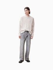 AllSaints White Chillion Crew Jumper - Image 3 of 6
