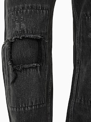 AllSaints 100% Organic Cotton Reid Repair Jeans - Image 5 of 9