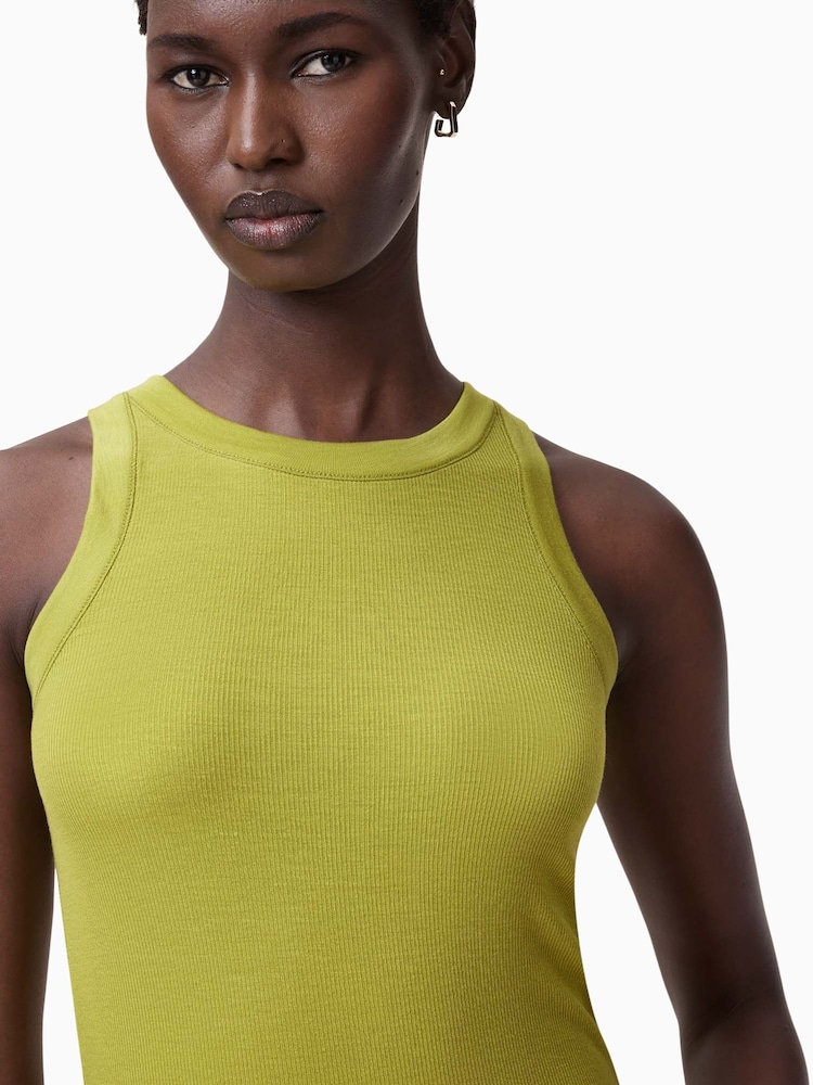 AllSaints Light Green Rina Tank - Image 2 of 7