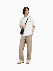 AllSaints 100% Organic Cotton Underground Polo Shirt - صورة 3 من 7