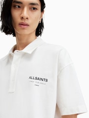 AllSaints 100% Organic Cotton Underground Polo Shirt - صورة 4 من 7