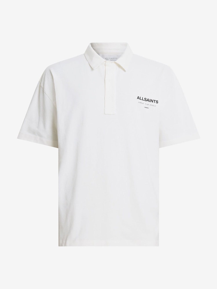 AllSaints 100% Organic Cotton Underground Polo Shirt - صورة 7 من 7