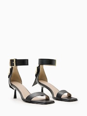 AllSaints Black Noir Low Sandals - Image 2 of 5