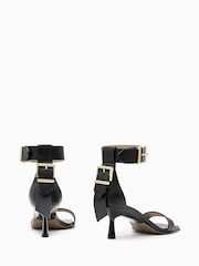 AllSaints Black Noir Low Sandals - Image 3 of 5