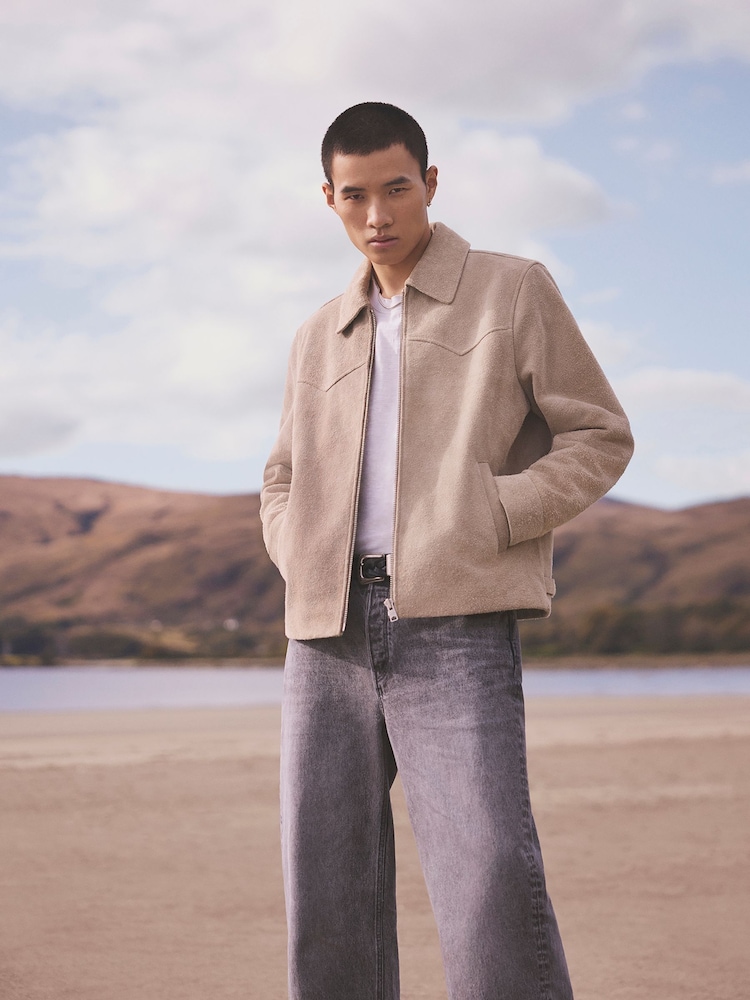 AllSaints Brown Tacoma Jacket - Image 1 of 9