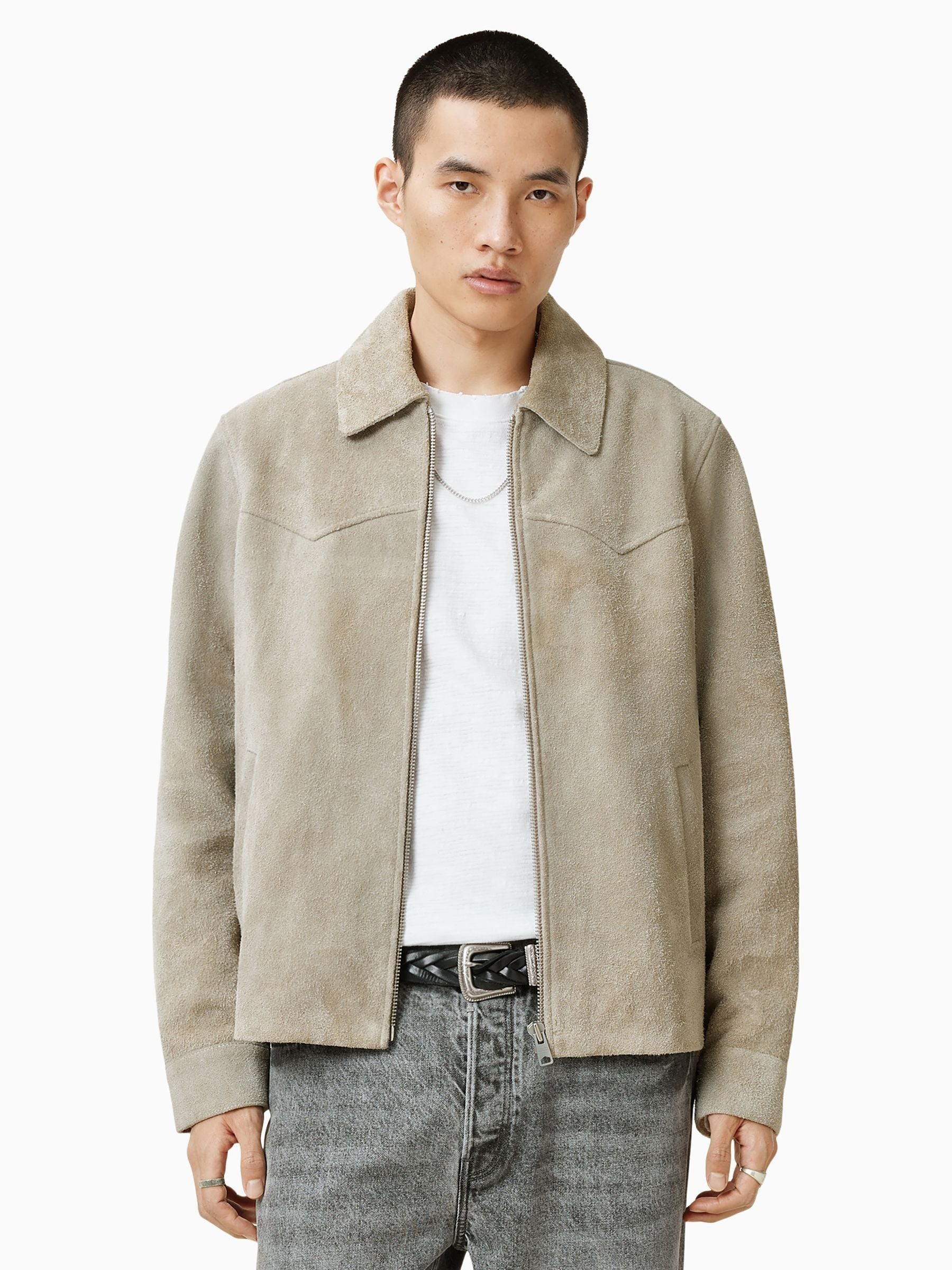 Buy AllSaints Brown Tacoma Jacket from Next USA