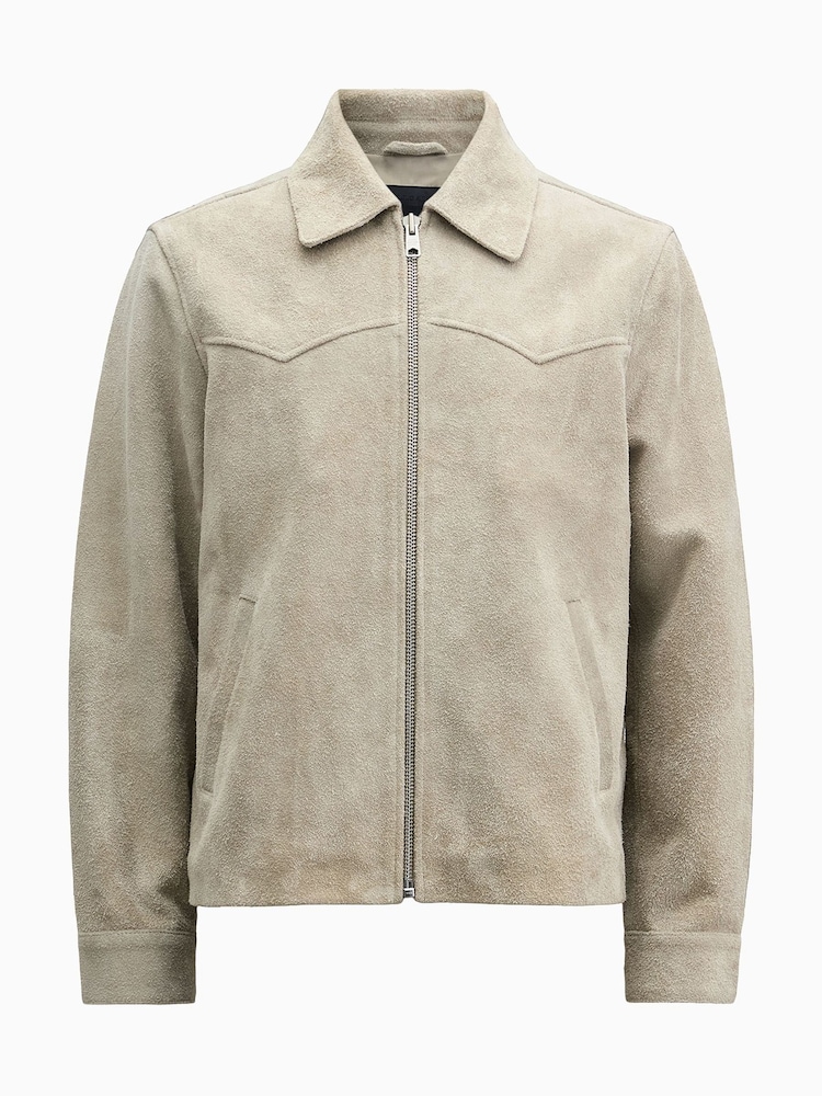 AllSaints Brown Tacoma Jacket - Image 9 of 9