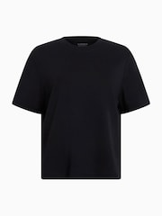 AllSaints Black Lisa 100% Organic Cotton T-Shirt - Image 7 of 7
