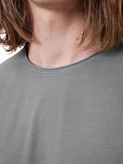 AllSaints Grey Bodega Crew T-Shirt - Image 2 of 5