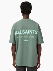 AllSaints 100% Organic Cotton Underground Crew T-Shirt - Image 6 of 7